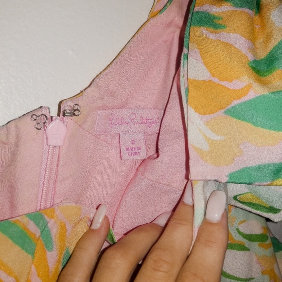 Lilly Pulitzer One Shoulder Dress - Picture 3 of 4